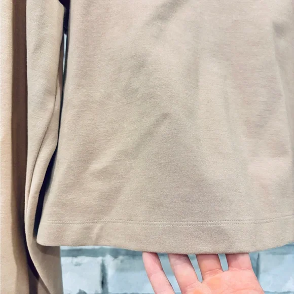 LPA Revolve Camel Tan Cropped Hoodie Sweatshirt XS - Picture 6 of 8